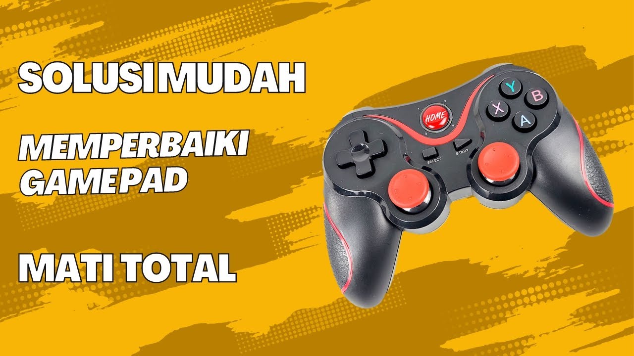 Memperbaiki gamepad mati total,  Mengganti Baterai Gamepad Android #ServisGamepad#PerbaikanGamepad