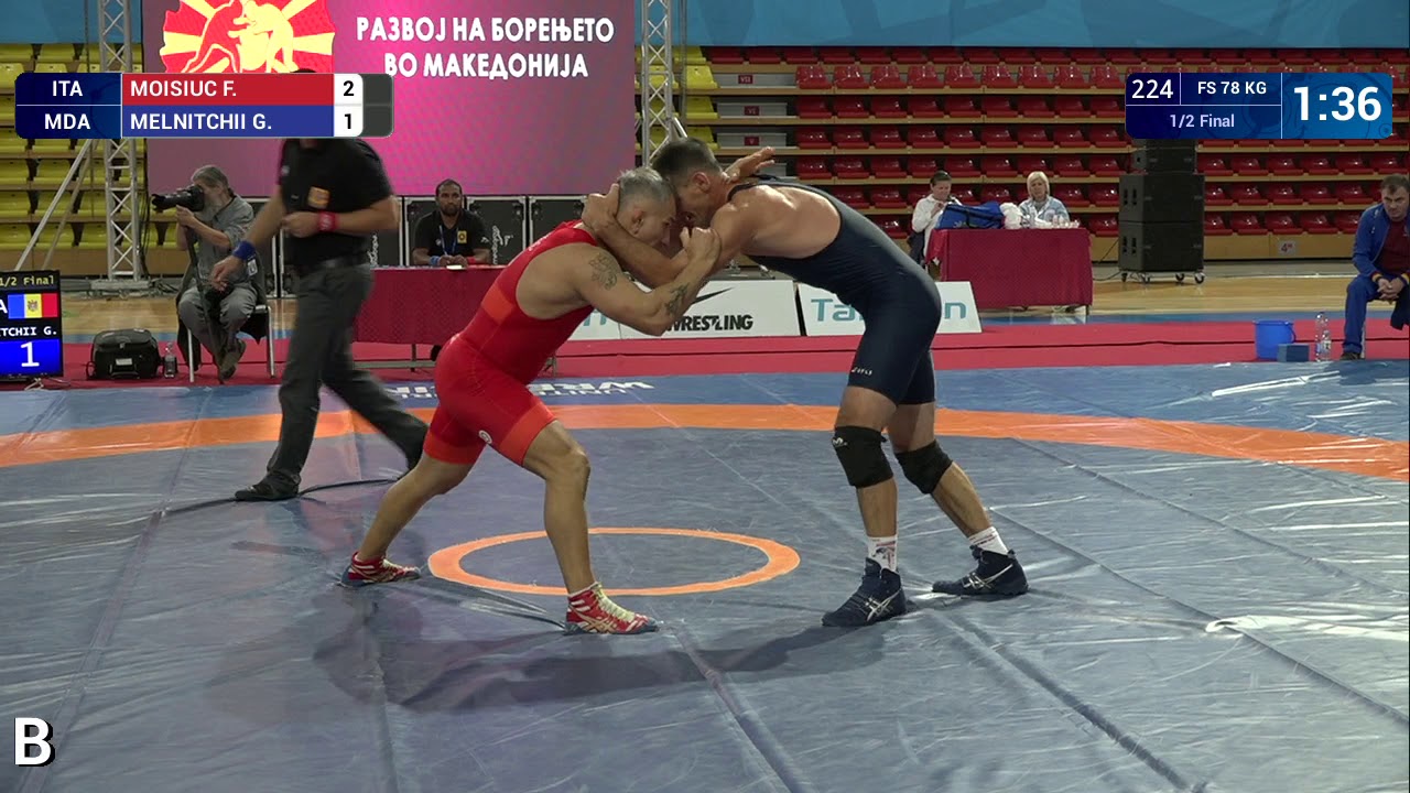 1/2 FS - 78 kg: F. MOISIUC (ITA) v. G. MELNITCHII (MDA)