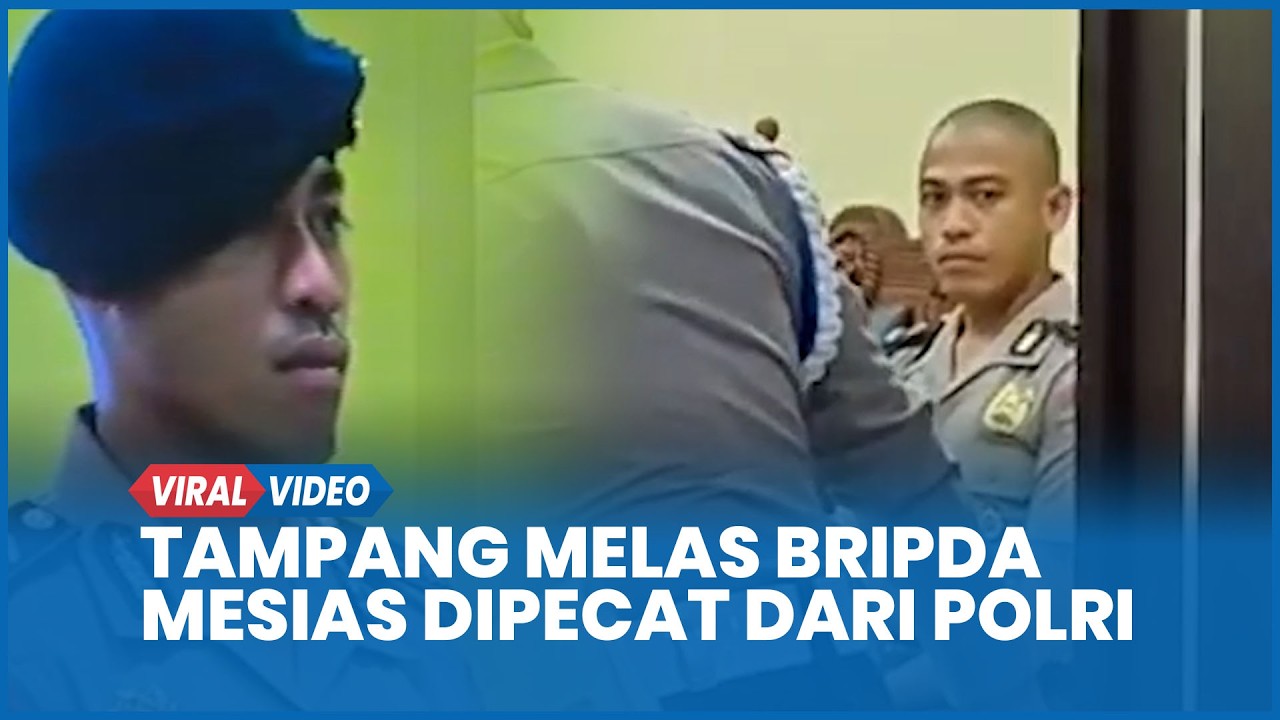 Tampang Melas Bripda Mesias Siahaya Dipecat dari Polri Buntut Tewasnya Siswa Mts
