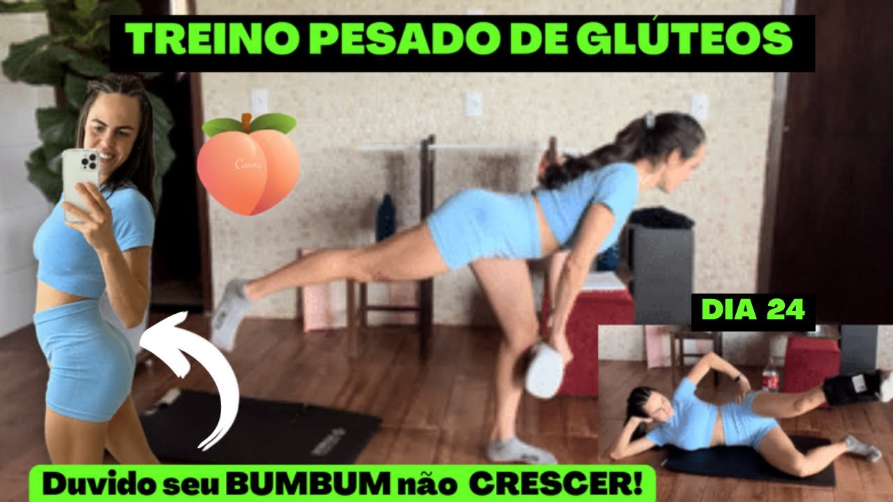 Treino completo de glúteos e posterior em casa!