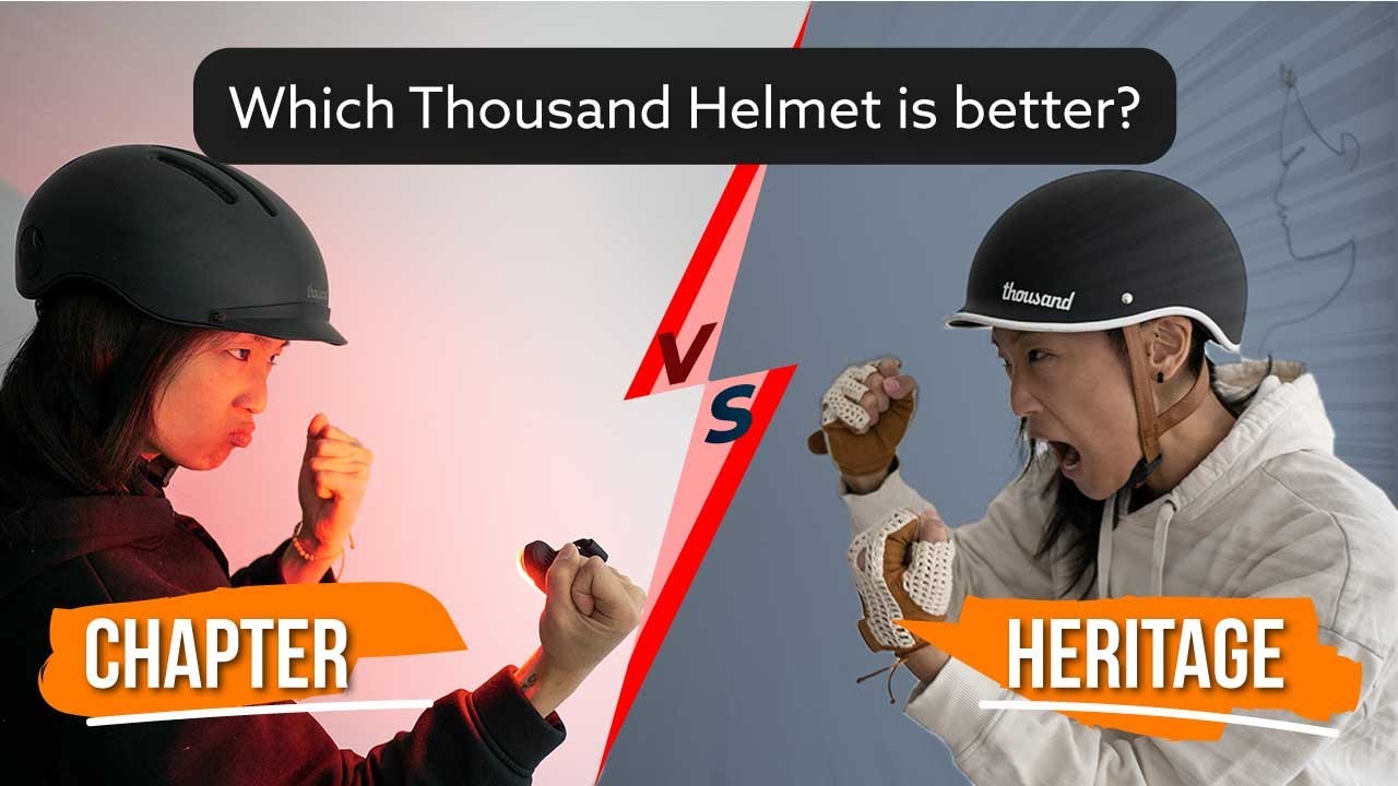 🛹 Thousand helmet 🚲 comparison/difference: Chapter VS Heritage, which one is better? How to choose?