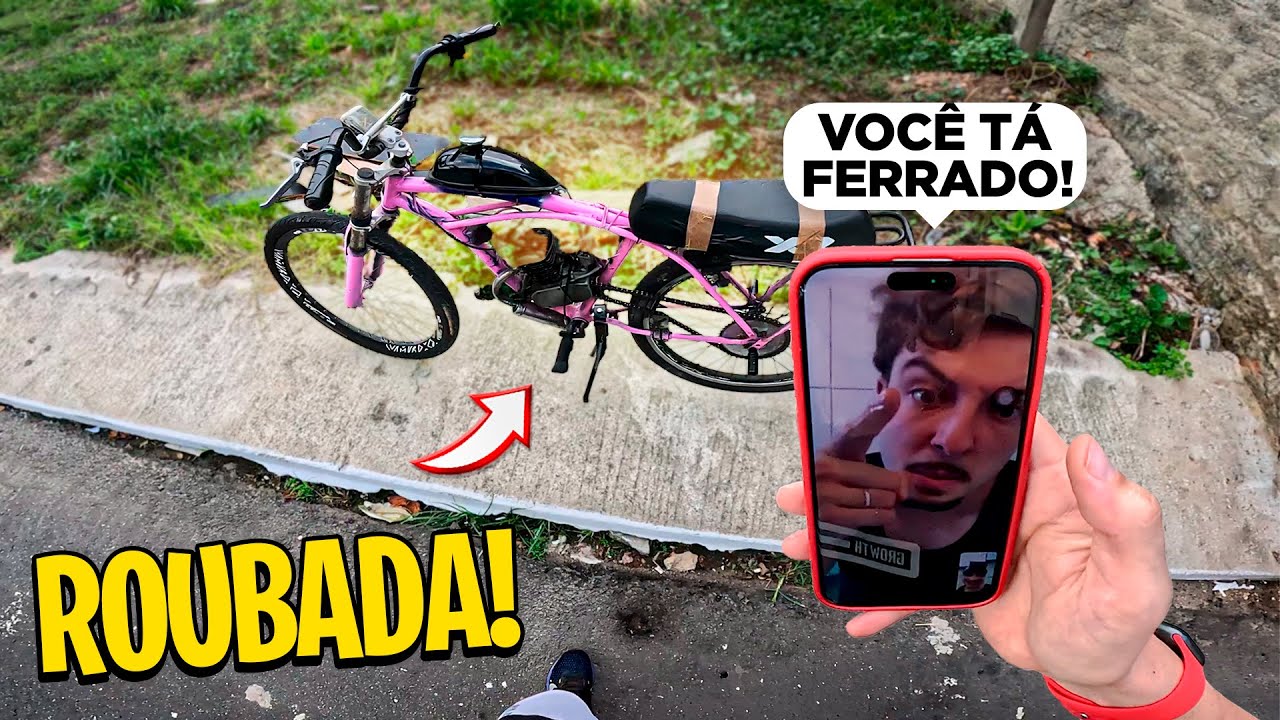 REFORMEI MINHA MOTORIZADA COM PEÇAS R0UBADAS…