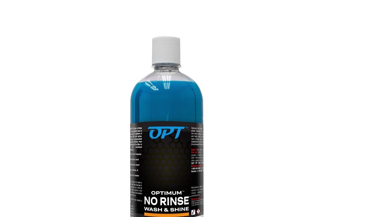 Optimum No Rinse forklaret – sådan vasker vi biler uden rindende vand