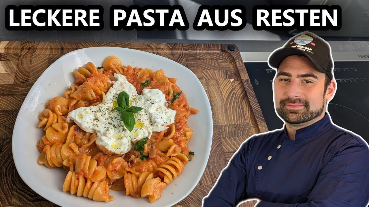 Leckere Pasta aus Resten.