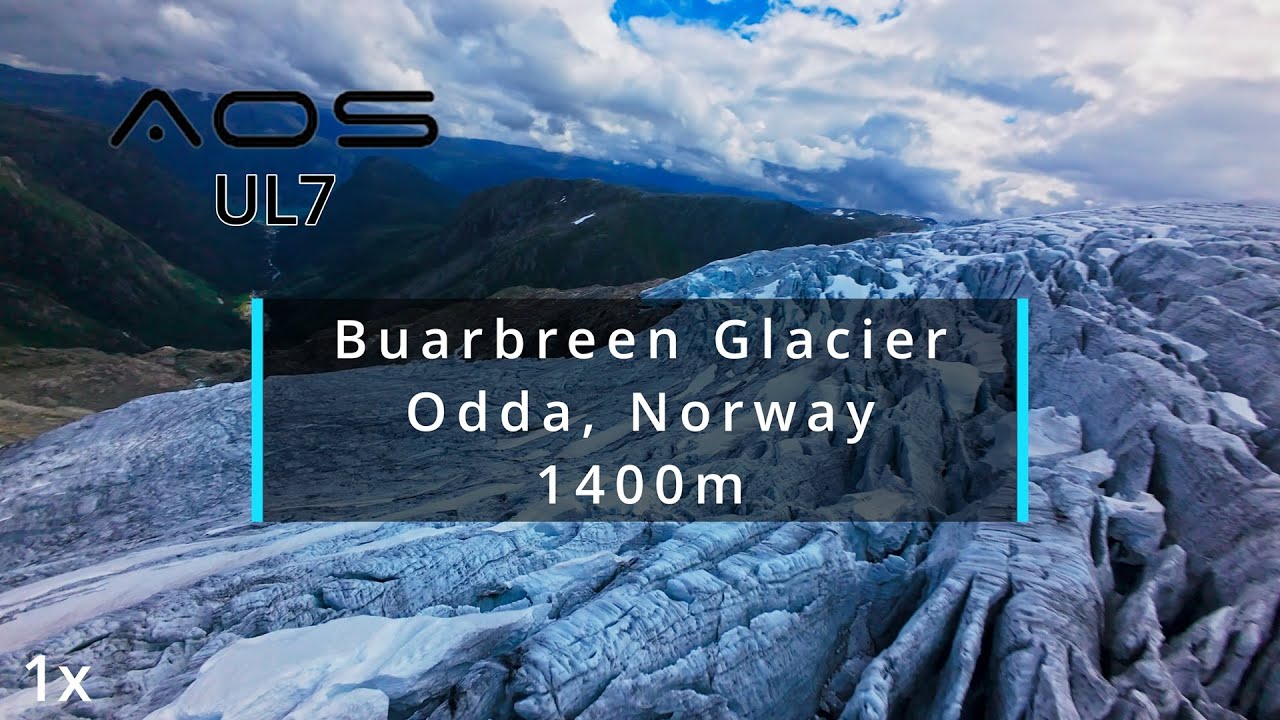 Norway Glacier FPV LongRange | 4 km full flight with OSD