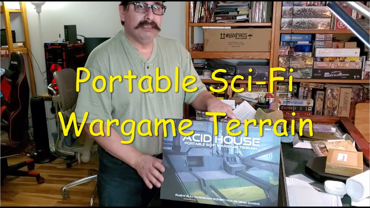 Portable Sci-Fi Wargame Terrain by Acid House Terrain 2nd Printing