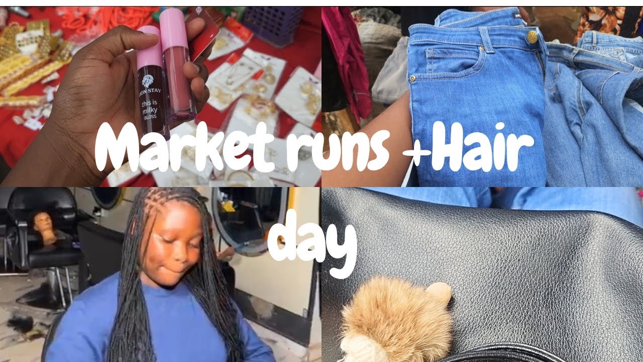 A Day in My Life | Market Runs & Hair Transformation 🧺✨#dayinmylife #market #hair #shopping #summer