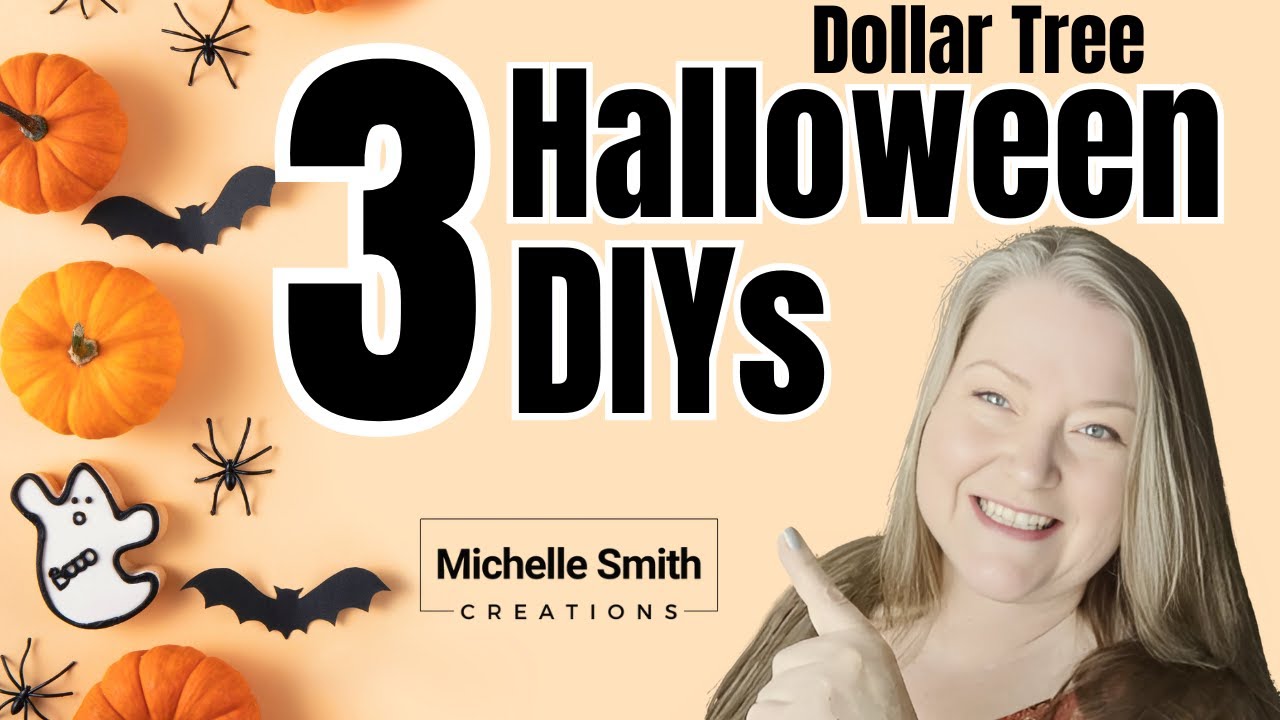 🎃 Spooktacular Style on a Budget: 3 Easy Dollar Tree Halloween DIYs to Haunt Your Home!