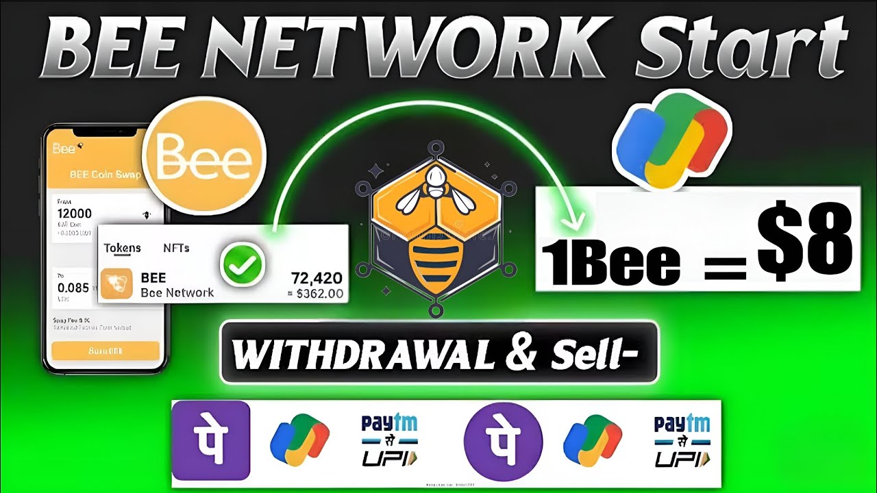 Отличные новости! Новое обновление сети Bee Network! Наконец-то начался вывод средств BeeCoin! 😱 ...