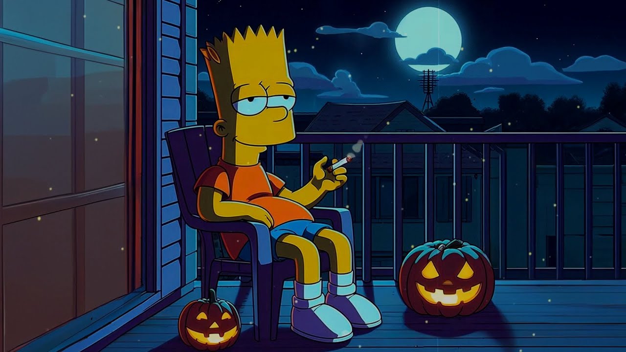 Halloween Chill Smoke 🎃 Lofi Hip Hop [ Calming Smoke Session Music ]