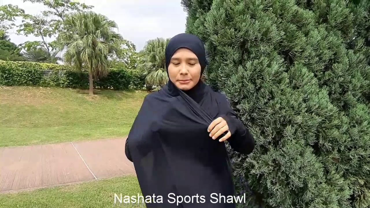 How to Style Sports Shawl for Performance, Pinless and Secure.