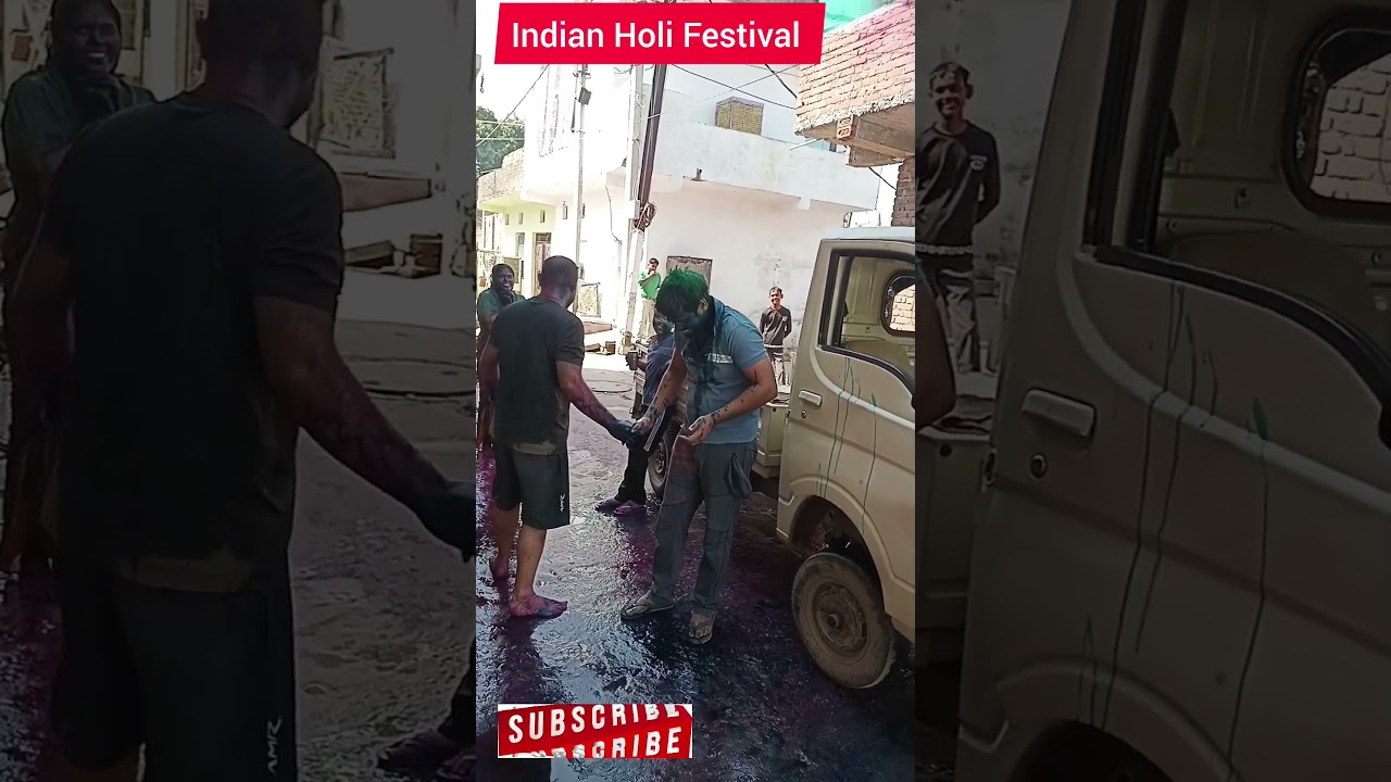Playing Holi With A Taxi Driver | Fun-Filled Color Splash Celebration | Epic Holi Moments