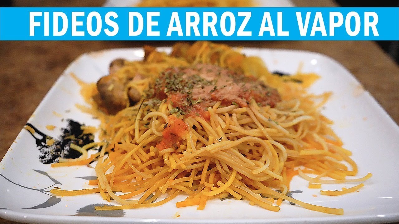 FIDEOS DE ARROZ AL VAPOR