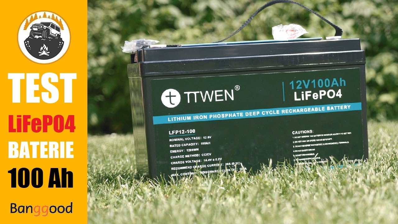 Test: LiFePO4 100 Ah Baterie TTWEN z Banggoodu | OFF TOUR na Lodi
