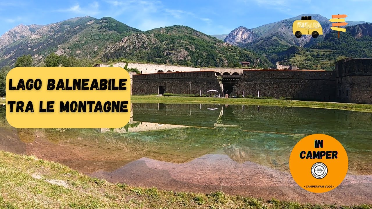 Parcheggio camper per una notte al Forte di Vinadio. Valle Stura meravigliosa.