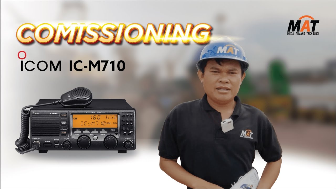 Pawang Telekomunikasi Comissioning Icom IC M710