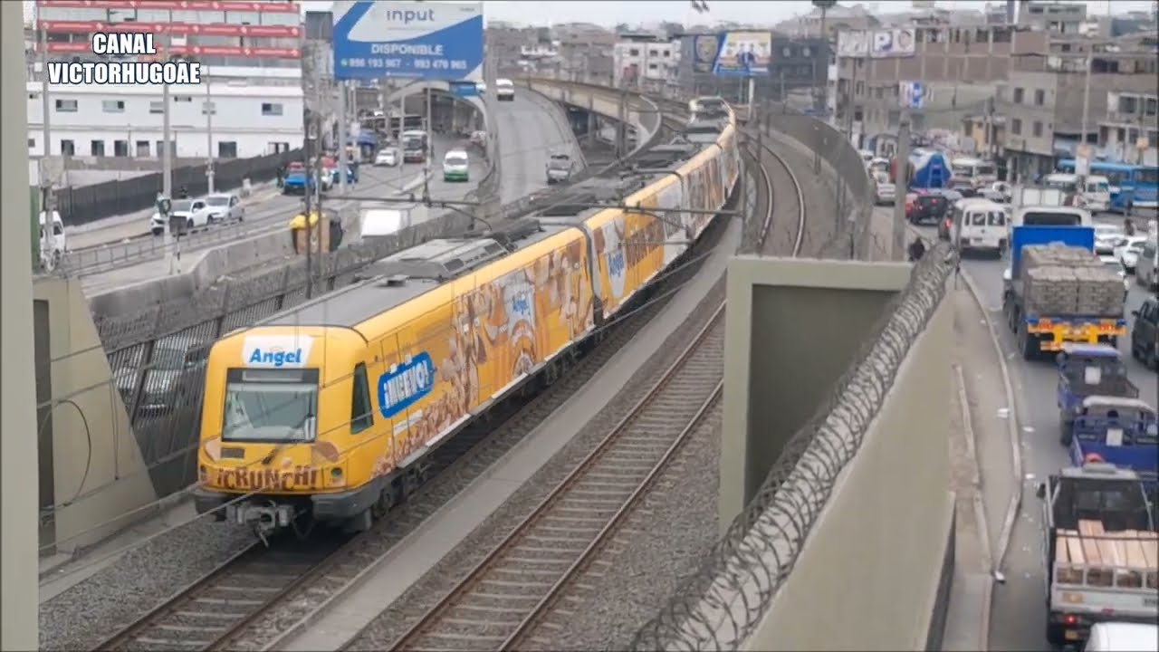 Seguimos con mas TRENES PUBLICITARIOS de la LINEA 1 DEL METRO DE LIMA - ENERO 2026.