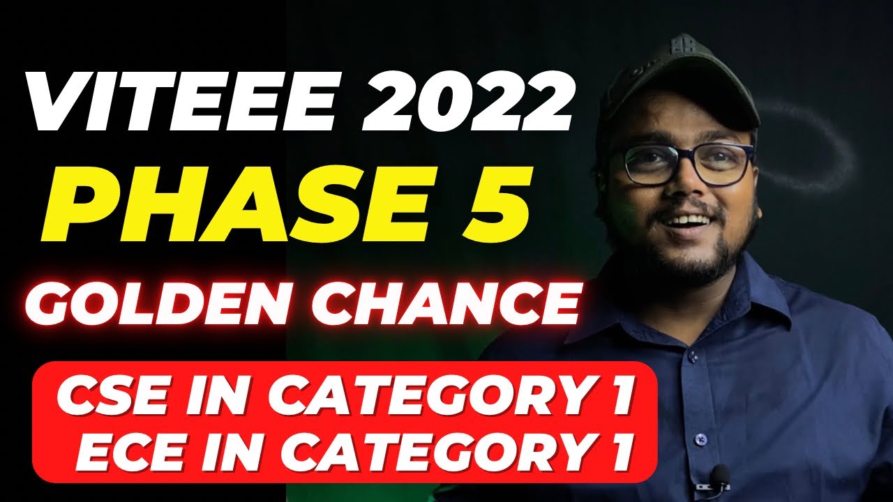 VIT Phase 5 Counselling 😍 | Best Preference Order for Last Round | VITEEE PHASE 5 | VIT PHASE 5