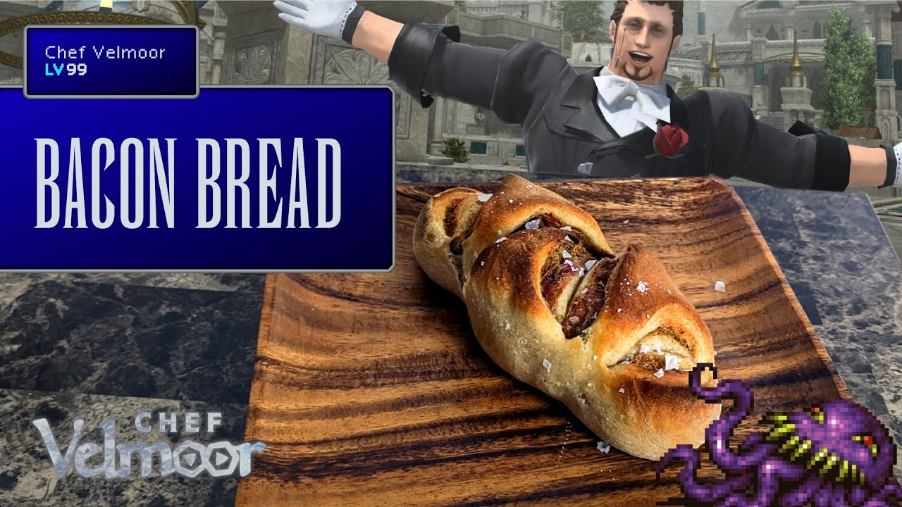 Final Fantasy 14 Cookbook - Bacon Bread