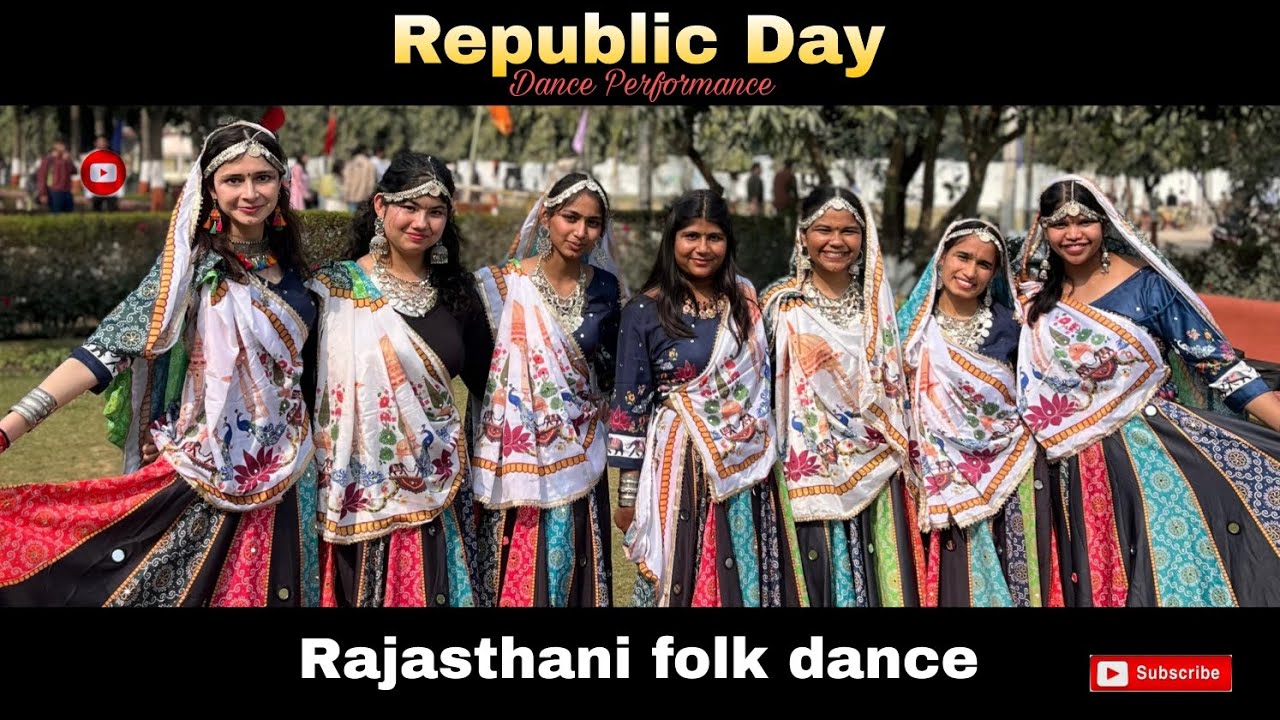 SMC Unnao Republic day performance , Rajasthani folk dance ( Khama ghani 2, dholna, ghoomar )