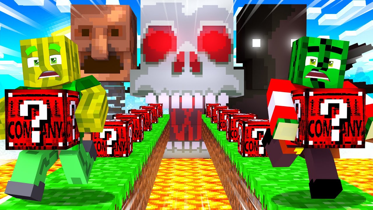 MINECRAFT, ABER MIT LETHAL COMPANY LUCKY BLOCK?!