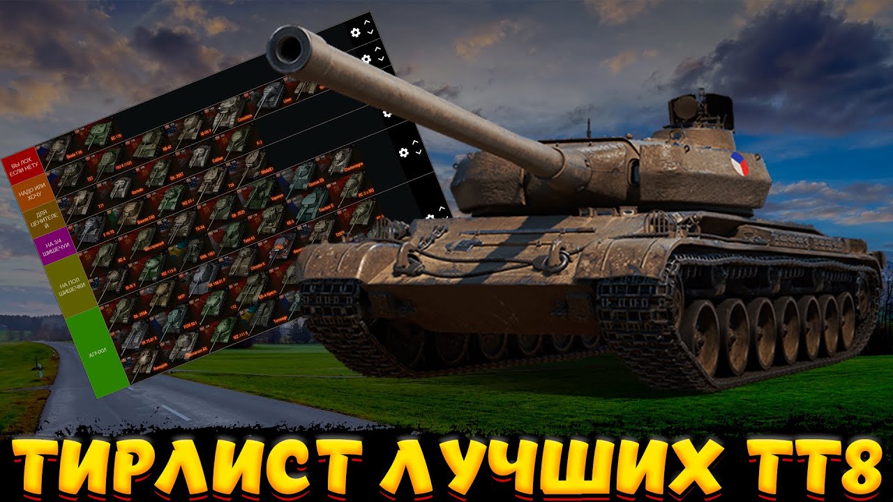 ТИРЛИСТ ПРЕМ ТТ 8 ПО КРУТОСТИ / Мир Танков