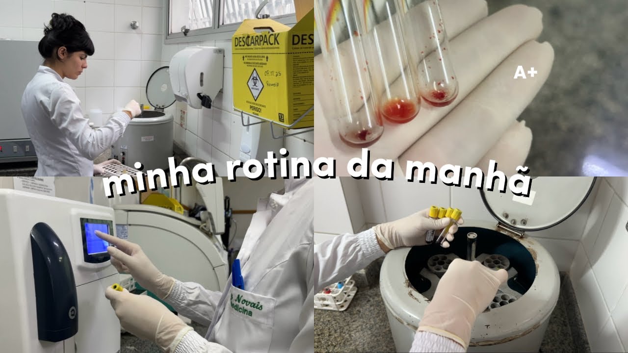 uma manhã no laboratório (vlog de rotina) 