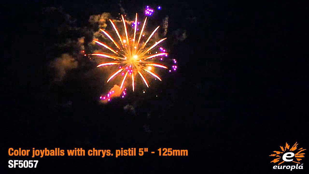 SF5057 - Color joyballs with chrys pistil 125mm