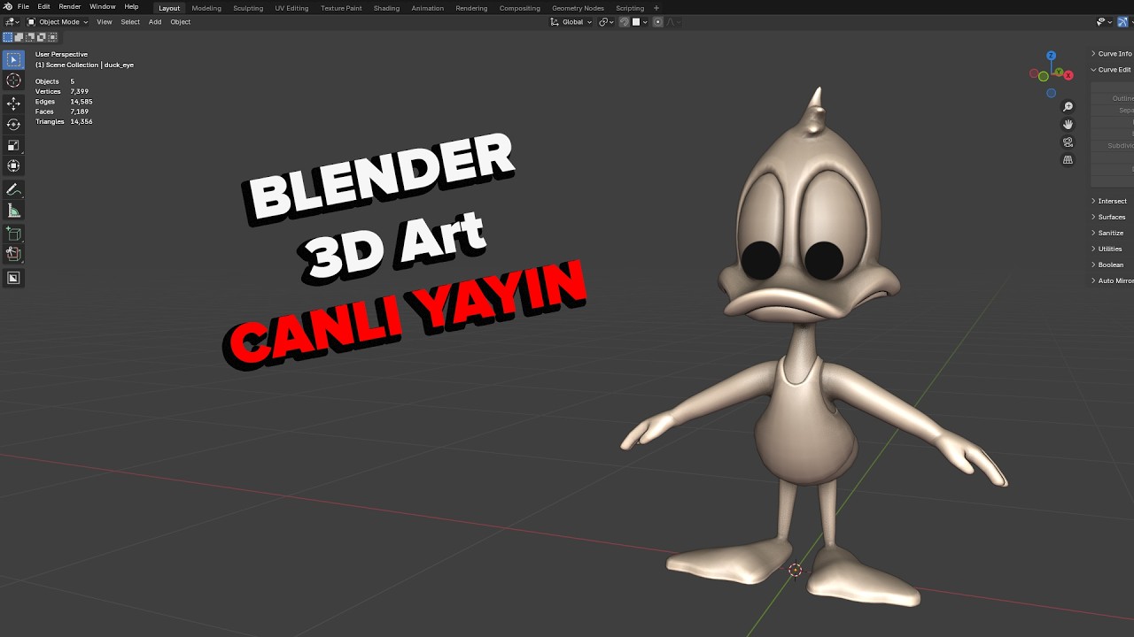 Blender 4.x & Unity ile Stylized Level Design | Game Dev Canlı 🎮