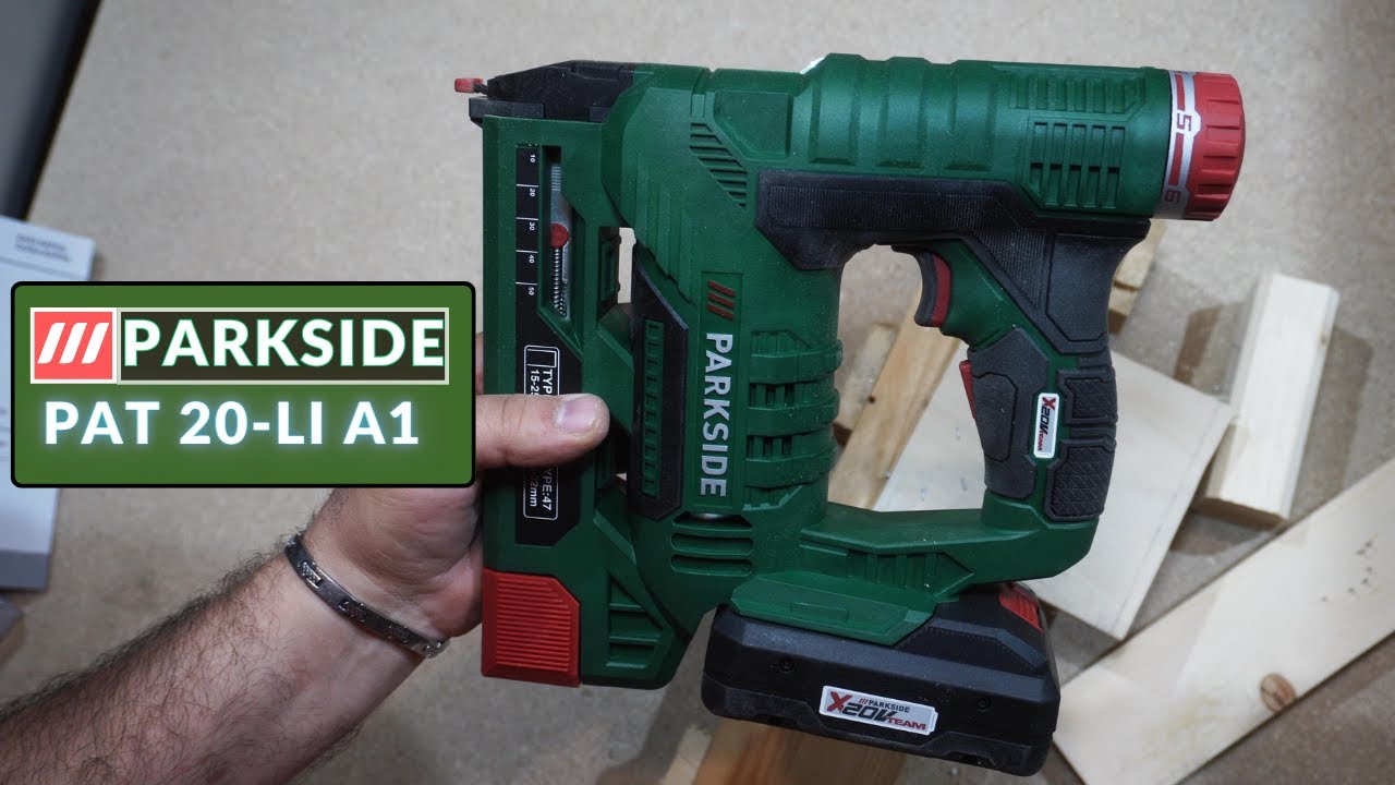 RECHARGEABLE STAPLE GUN PARKSIDE PAT 20-LI A1