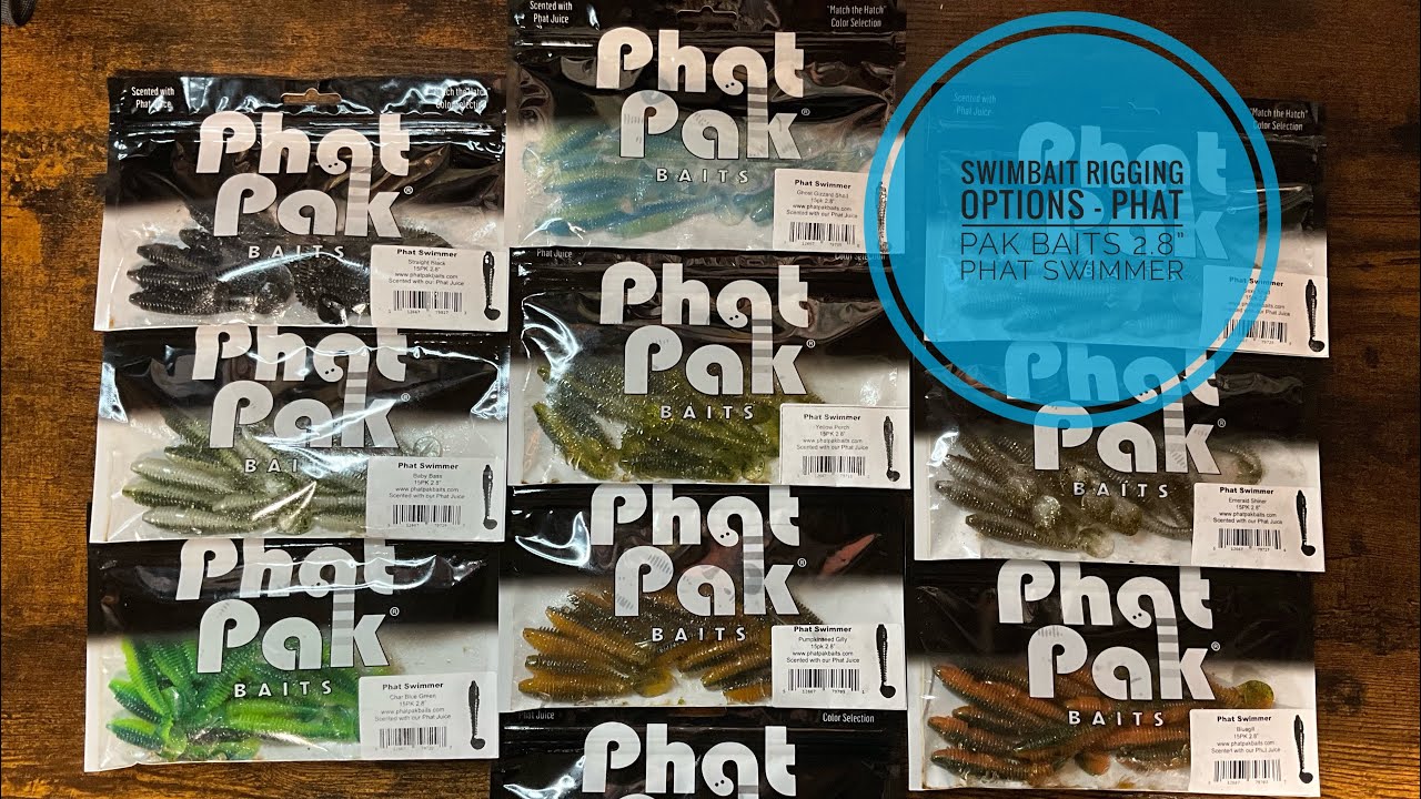 Варианты оснастки для свимбейтов - Phat Pak Baits 2.8” Phat Swimmer