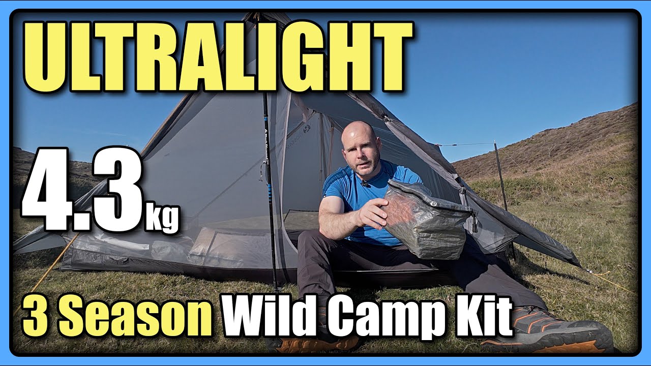 ULTRALIGHT 3 Season Wild Camping Kit | What's In My Pack | Gear REVIEW | Backpacking | Summer