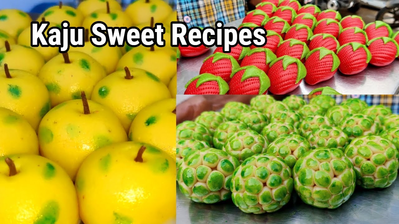 Kaju Sweet Recipes Collection 2021 | Kaju Katli Making | Indian Sweets Making Videos | Diwali Sweets