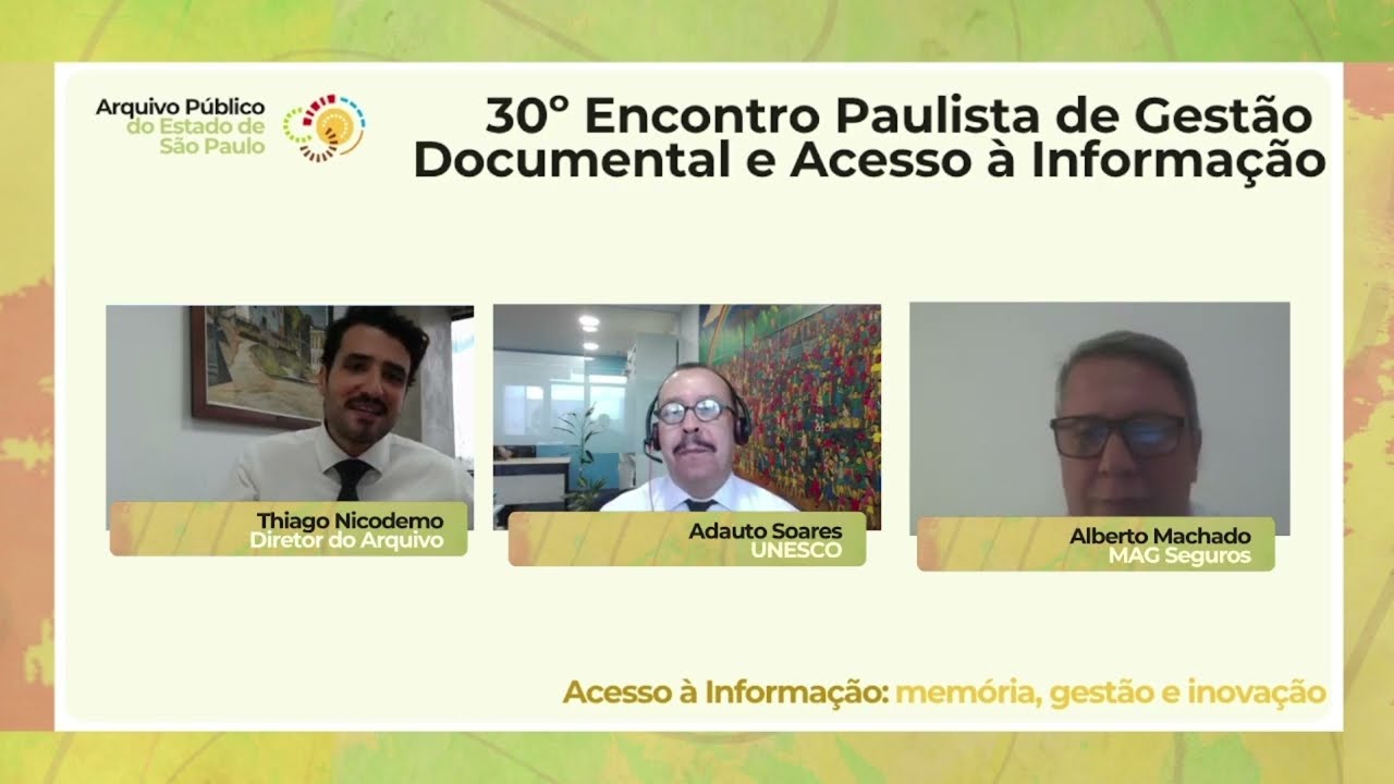 30º Encontro Paulista de Gestão Documental e Acesso à Informação