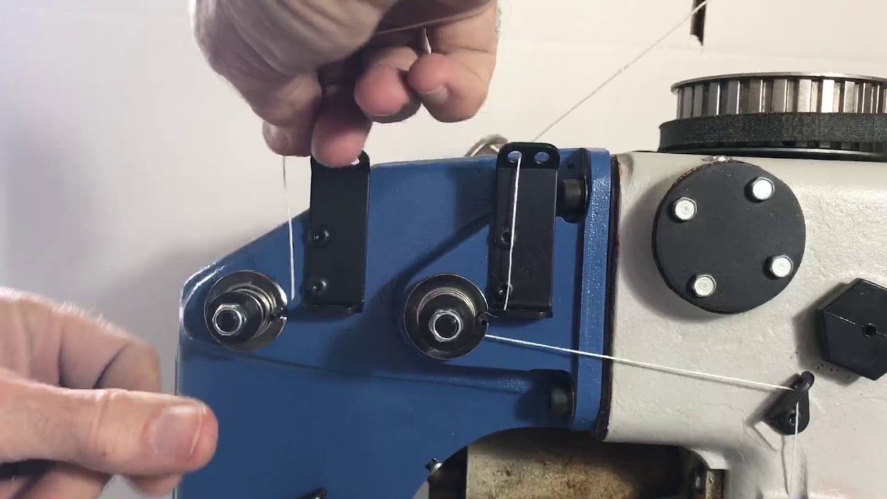 Threading a Two-Thread Fischbein Sewing Head