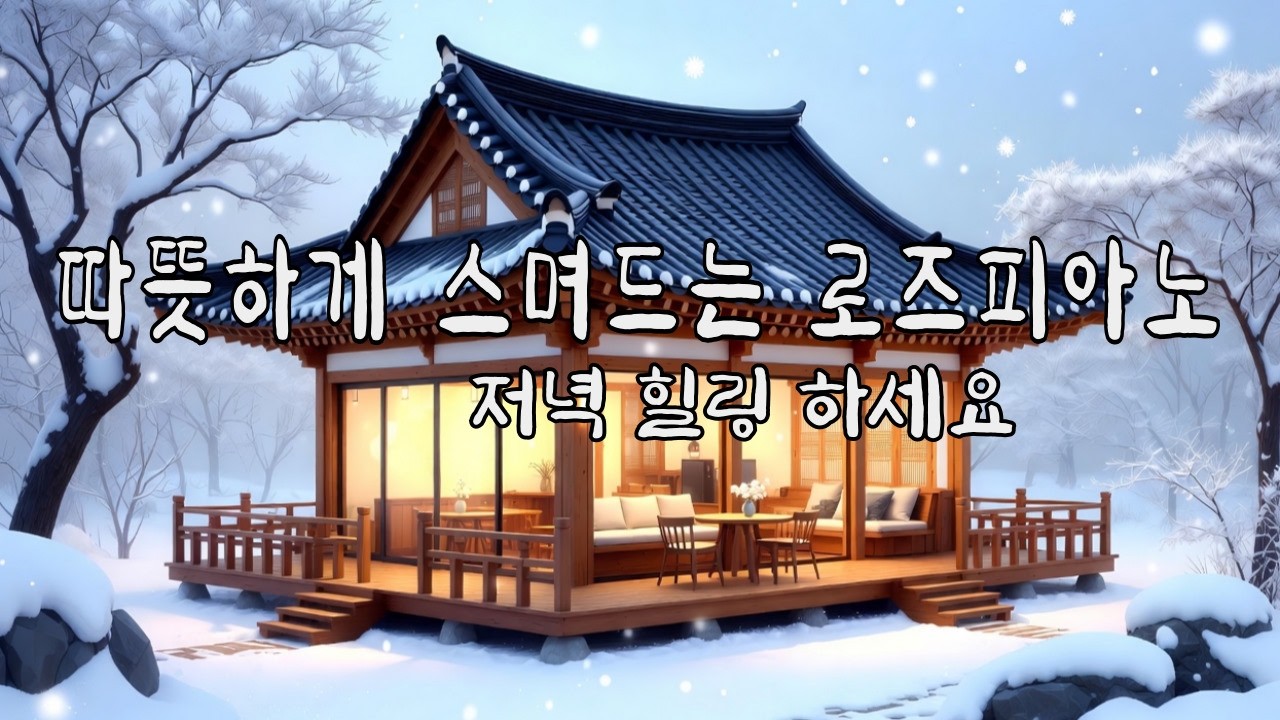 힐링  🌻🌿마음을 따뜻하게 감싸는 느린 로즈 피아노✨포근한 로즈 피아노 힐링 🍀생각을 멈추게 하는 Slow Rhodes