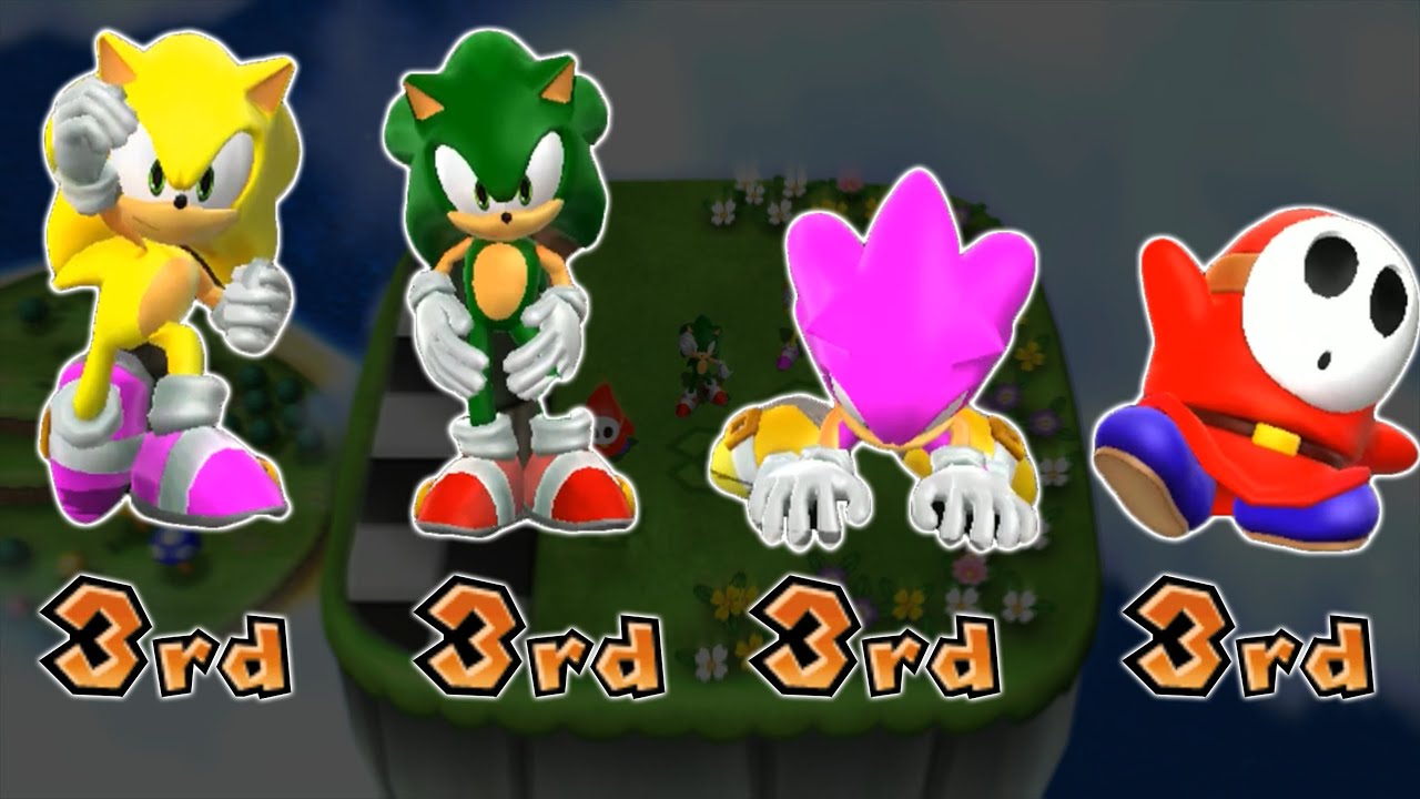Mario Party 9 Mod - Wario Vs Luigi Vs Peach Vs Shy Guy #Marioparty9Mod