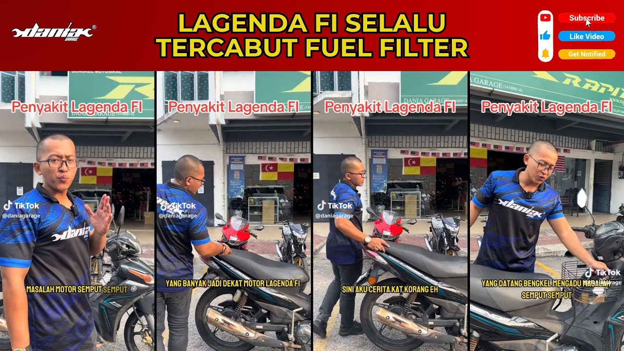 Penyakit Lagenda FI... Fuel filter selalu tercabut
