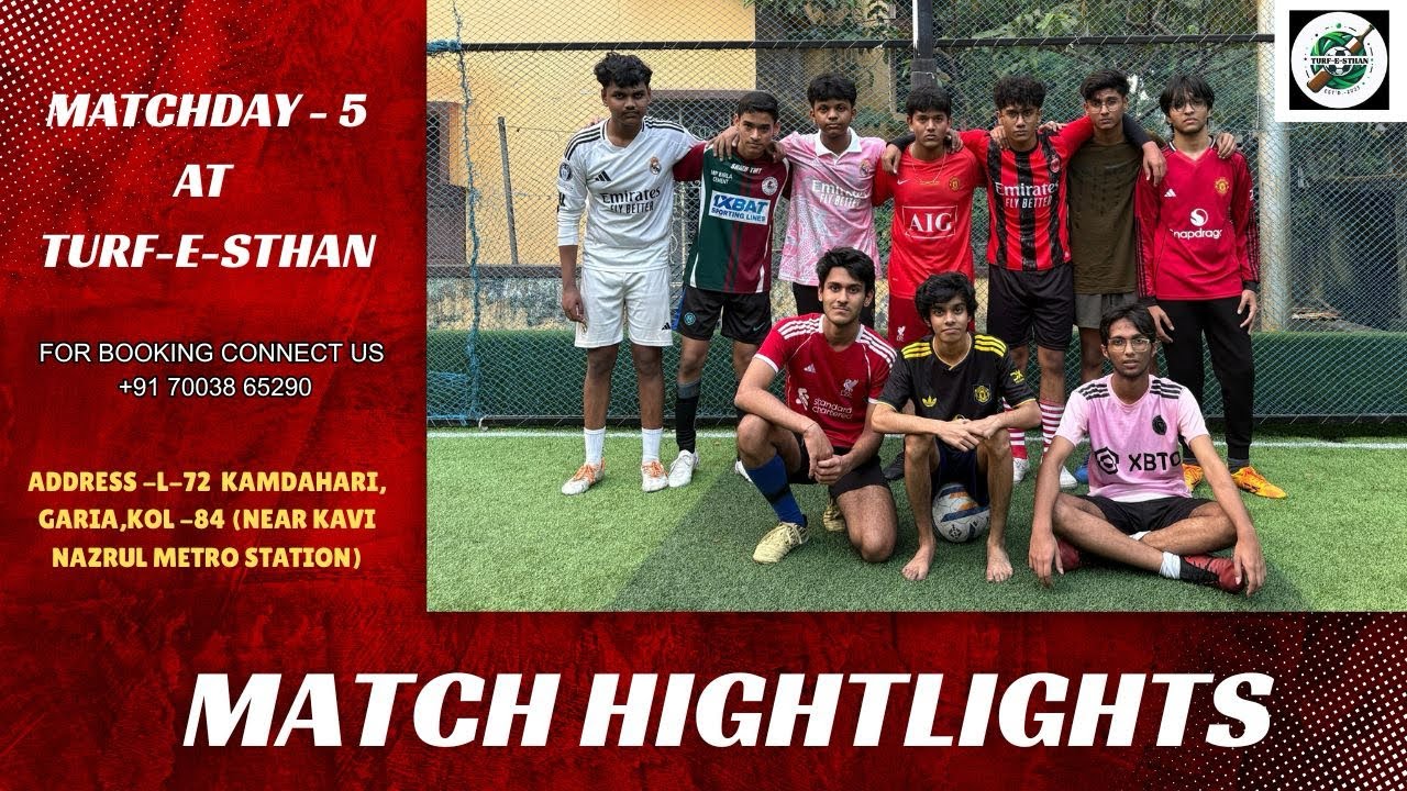 MATCH DAY 5 at TURF-E-STHAN FOOTBALL | 4v4 |  TURF | KOLKATA. #4v4 #football #kolkata #turf #friend 