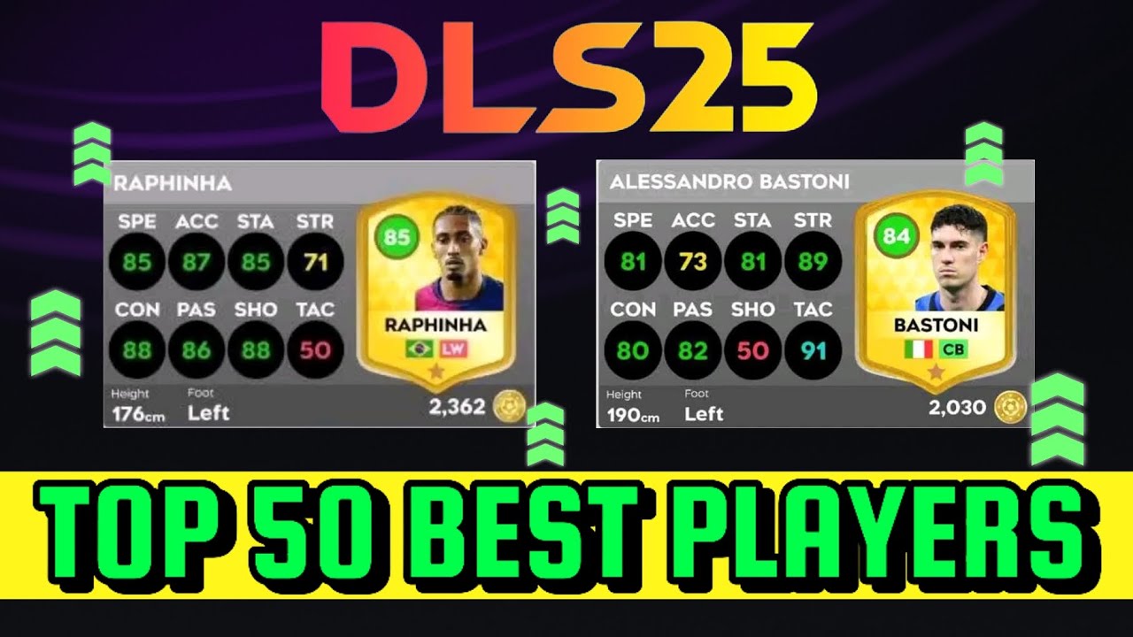 DLS 25 &bull; TOP 50 BEST PLAYERS IN DLS 25 AFTER SUMMER SPOTLIGHT UPDATE.!