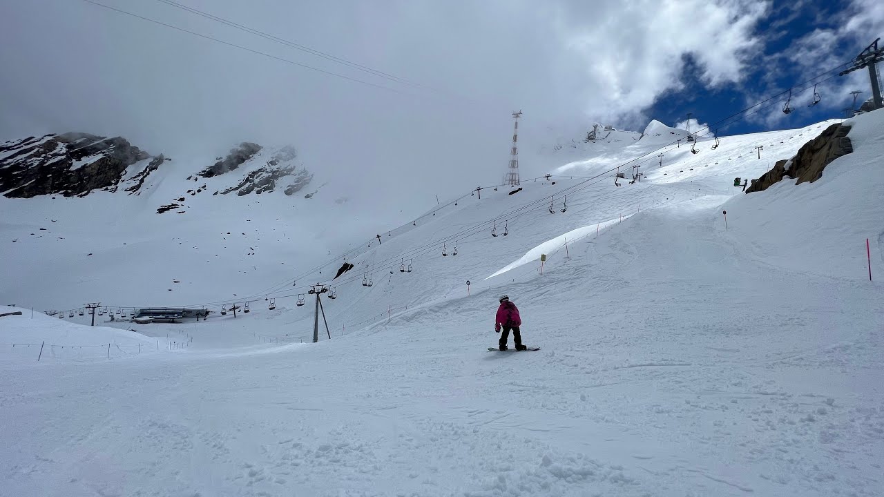 Kitzsteinhorn, Kaprun, Österreich 🇦🇹 13und14 mai فلوك التزلج ⛷️