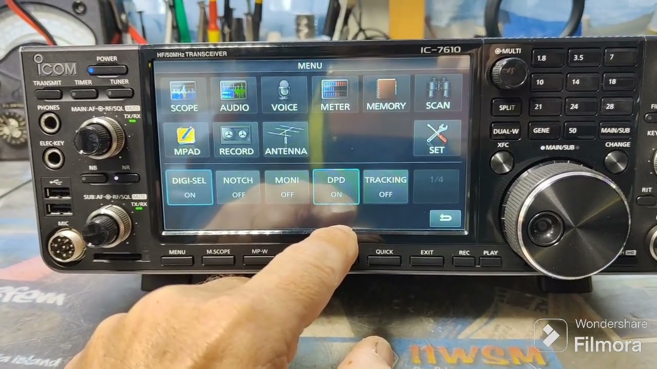Icom IC-7610 predriver e usb ancora amore e odio...