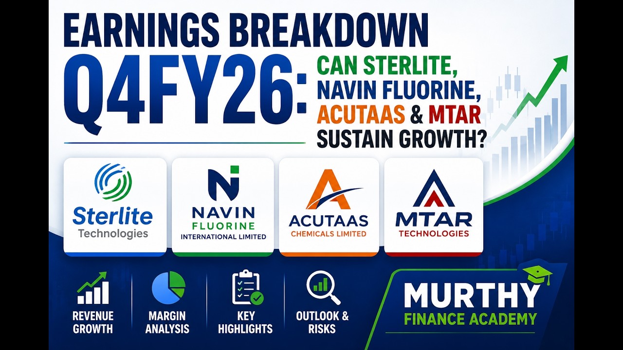 Глубокий анализ результатов 4 квартала 2026 финансового года: Sterlite Tech, Navin Fluorine, Acut...