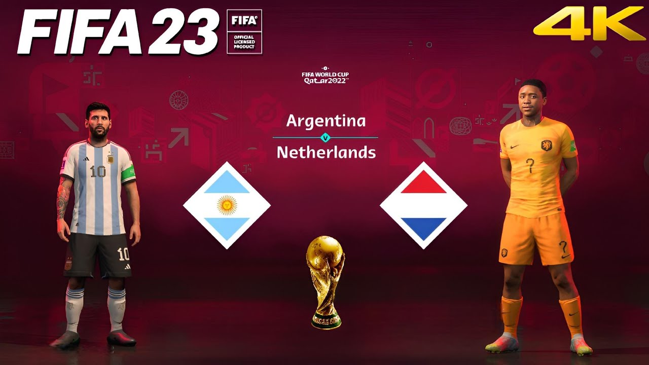 FIFA 23 - Argentina vs. Netherlands - FIFA World Cup Qatar Final | PS5™ Gameplay [4K 60FPS] Next Gen