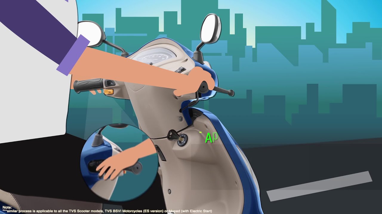 Do you know - Advantage of having an Electric Start in BS6 TVS 2 Wheelers