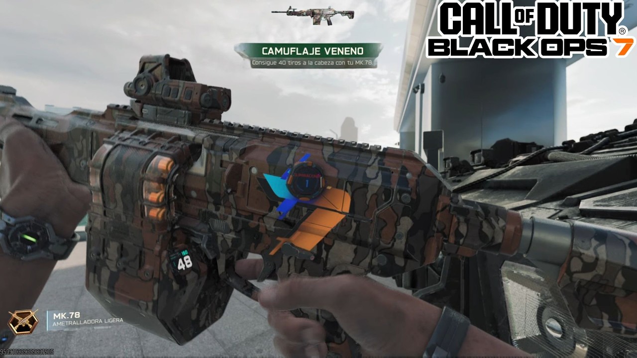 He desbloqueado el Camuflaje Veneno en la MK.78 Call of Duty Black Ops 7