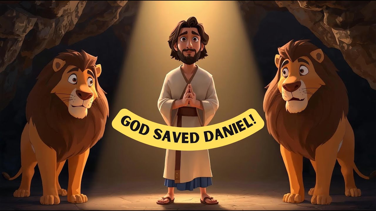Daniel in the Lions’ Den 🦁 | A Powerful Bible Story About Faith & Courage | Dust Of His Feet
