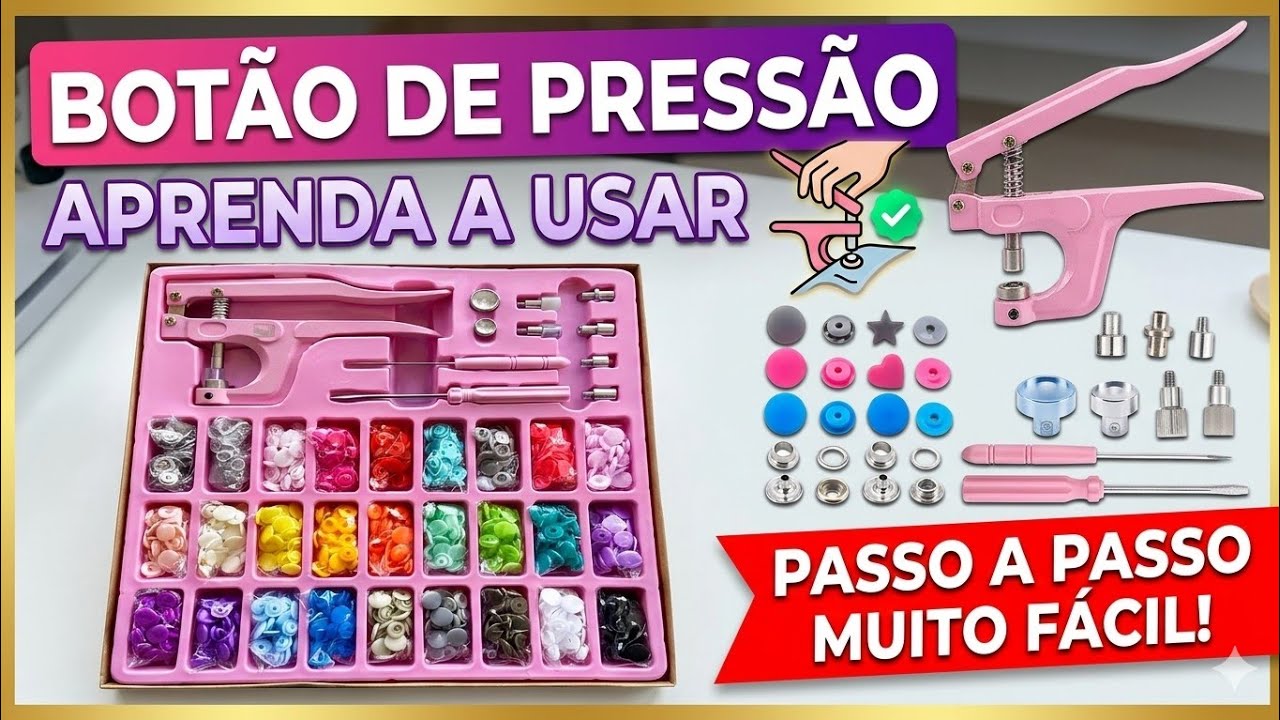 Alicate Pressão, Botões e Ilhós