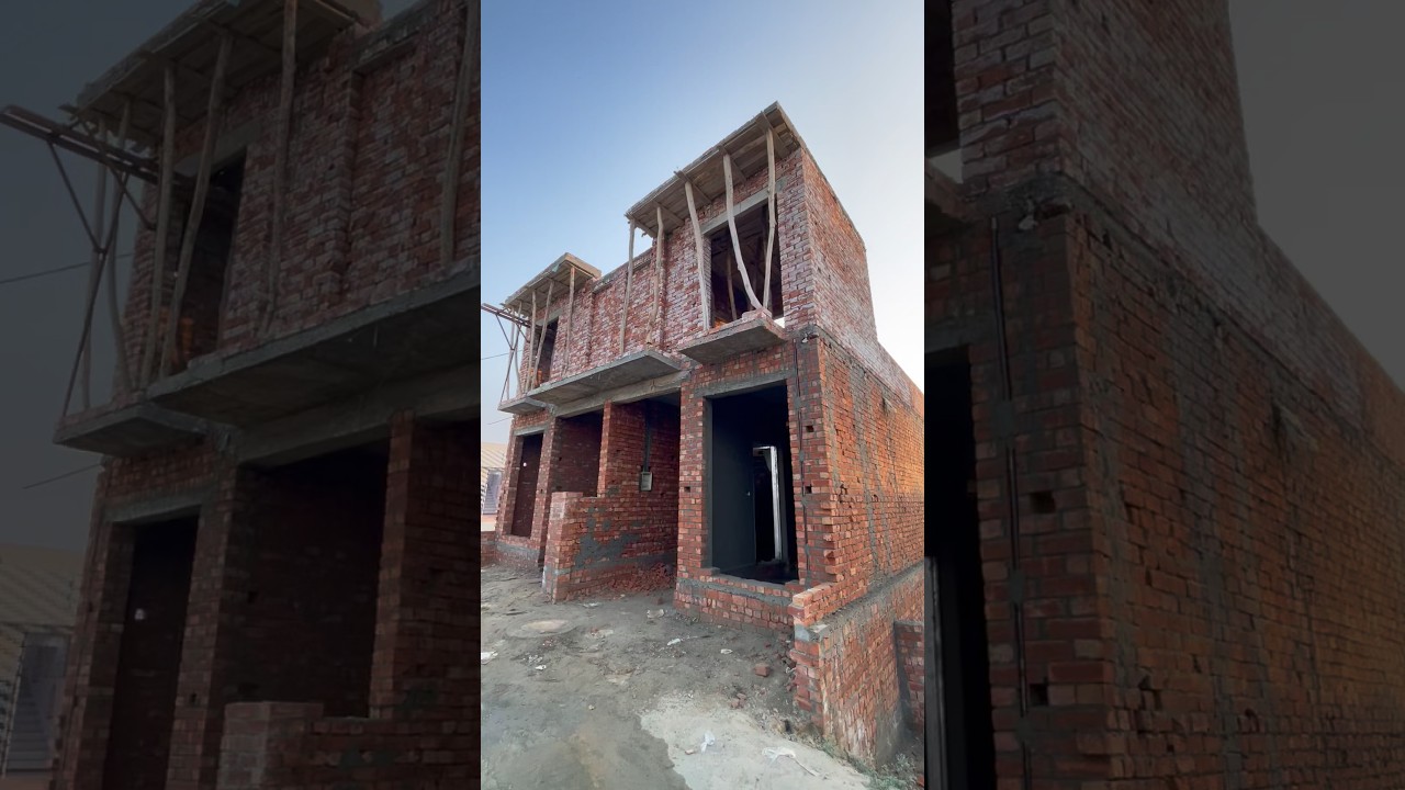 5 مرلہ میں 2 جڑواں مضبوط گھر #houseforsale #luxuryhome #2bhkhousedesign #shortvideo #trend #house