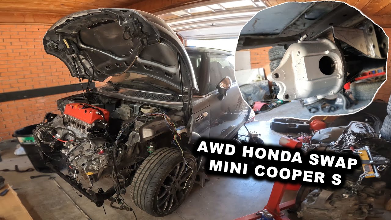 Finally, AWD my Mini Cooper S, and this is how we did it!!